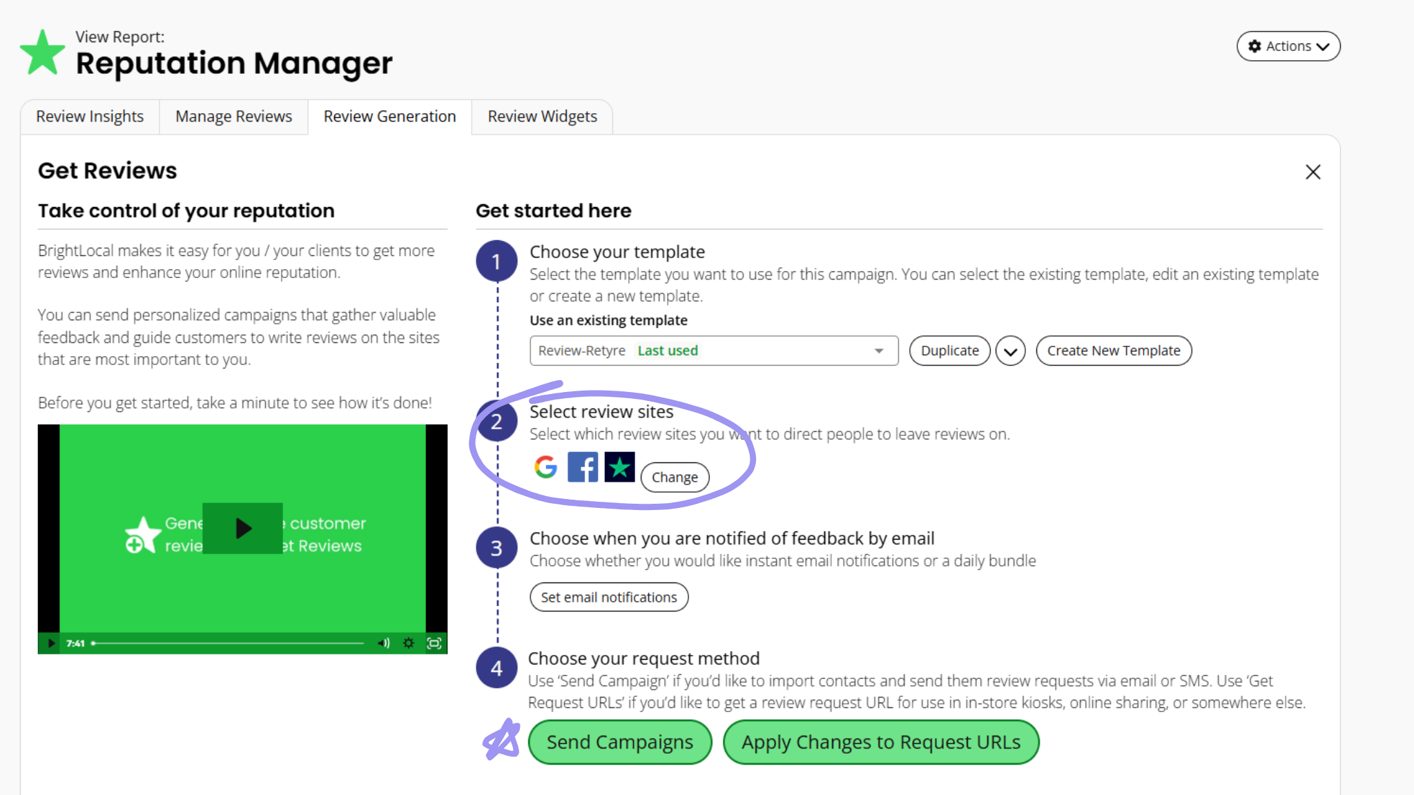 Review Gen Strategy 3 options